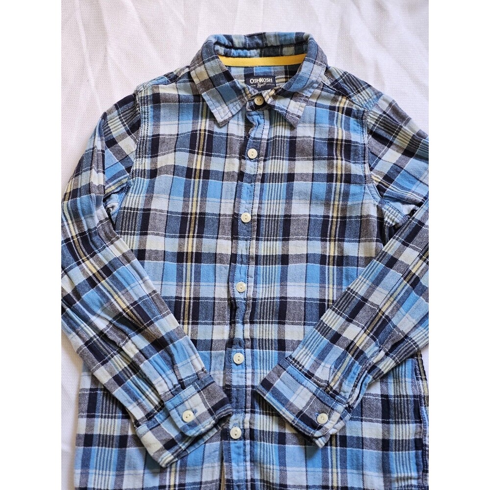 Oshkosh B'Gosh Lot of 3 Boys Size 8 Long Sleeve Button Down Shirts